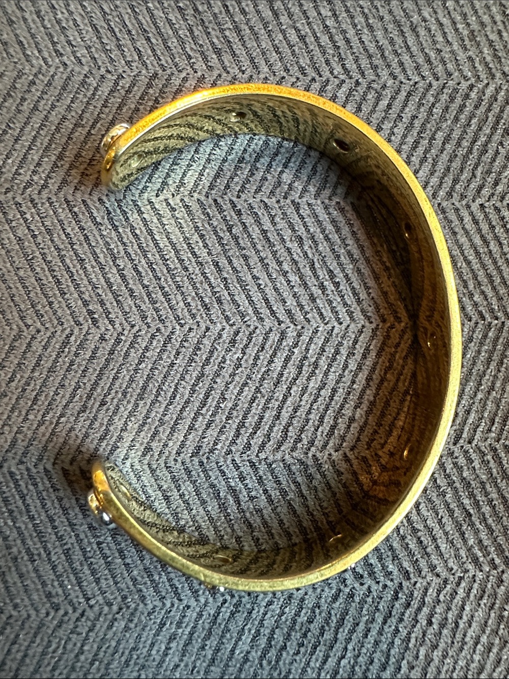 Henri Bendel Gold-Tone Open Cuff Bracelet - Picture 2 of 8
